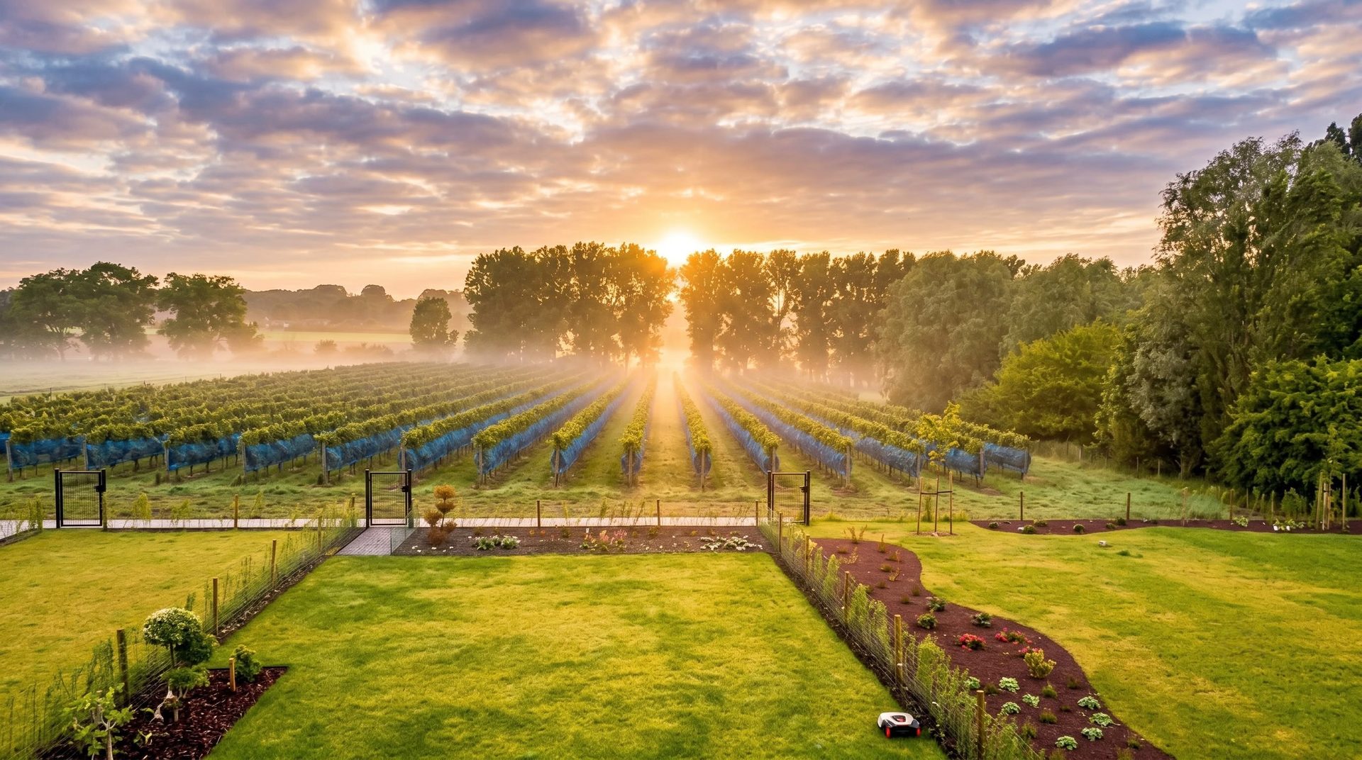 Het wijndomein in Brakel